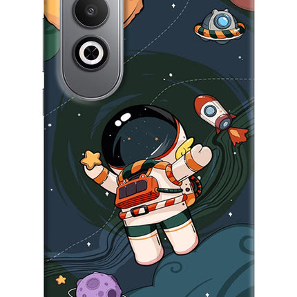 Cartoon Astronaut Oneplus Nord CE4 Hard Case Back Cover by Casekaro