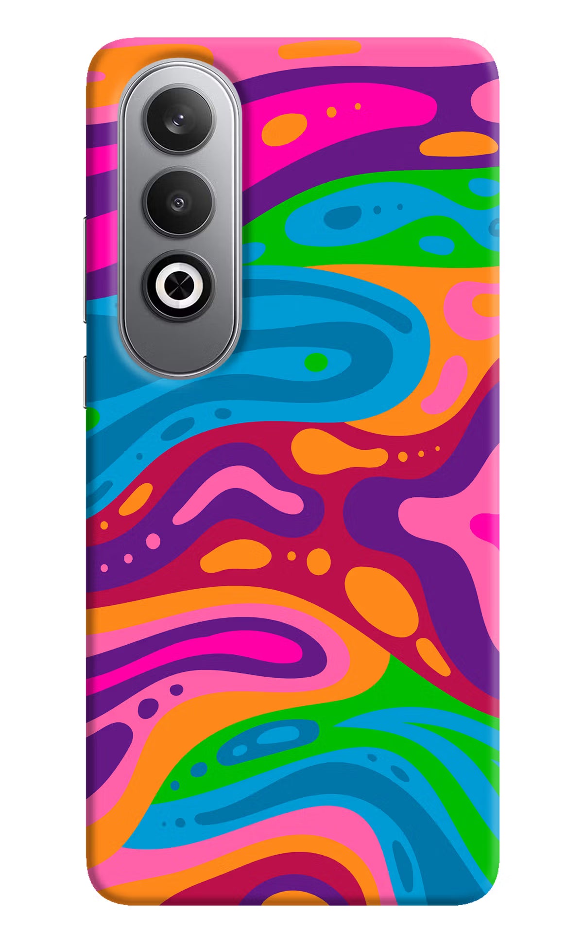 Trippy Pattern Oneplus Nord CE4 Hard Case Back Cover by Casekaro