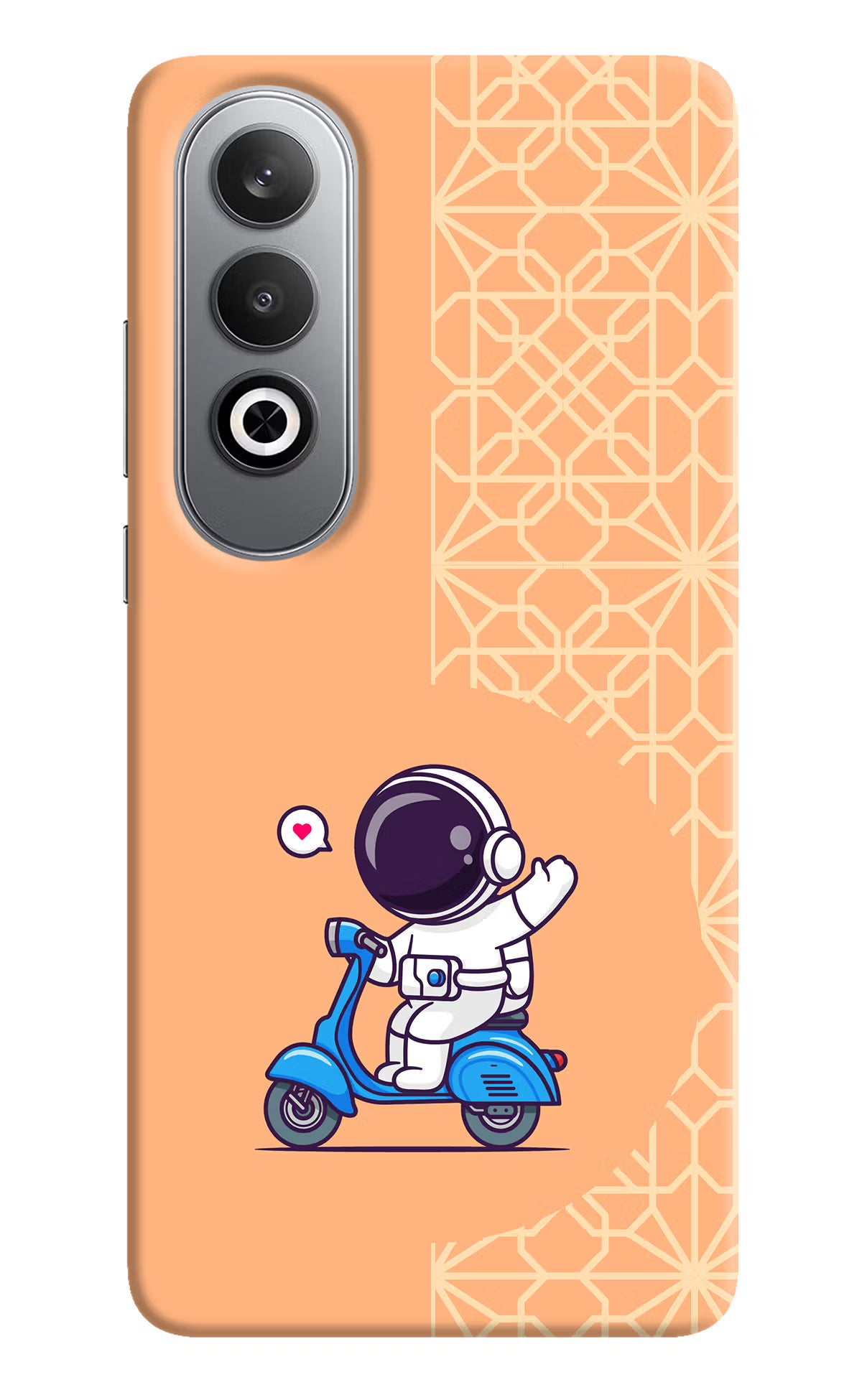 Cute Astronaut Riding Oneplus Nord CE4 Hard Case Back Cover by Casekaro