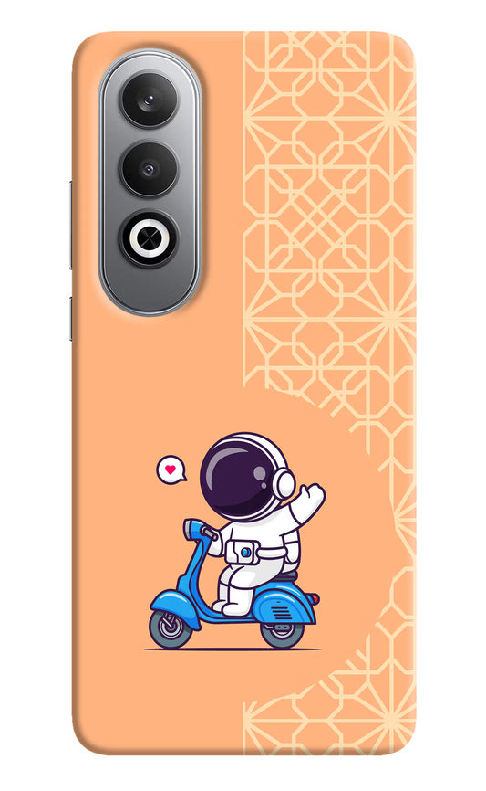 Cute Astronaut Riding Oneplus Nord CE4 Hard Case Back Cover by Casekaro