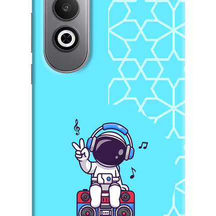 Cute Astronaut Chilling Oneplus Nord CE4 Hard Case Back Cover by Casekaro