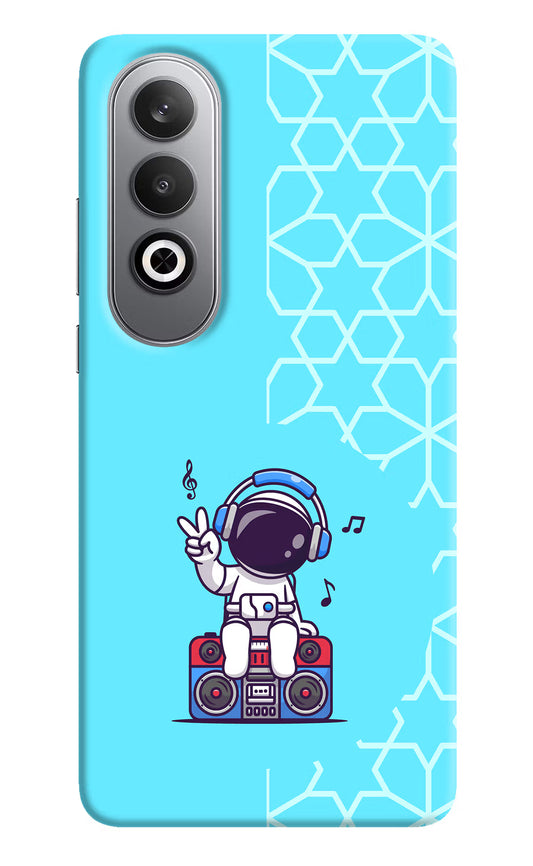 Cute Astronaut Chilling Oneplus Nord CE4 Hard Case Back Cover by Casekaro