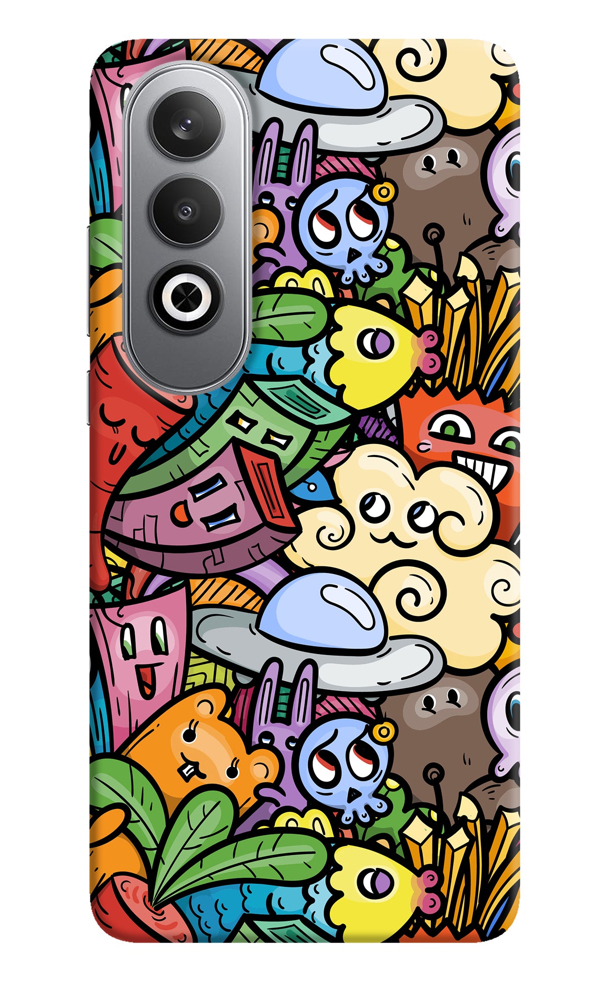 Veggie Doodle Oneplus Nord CE4 Back Cover