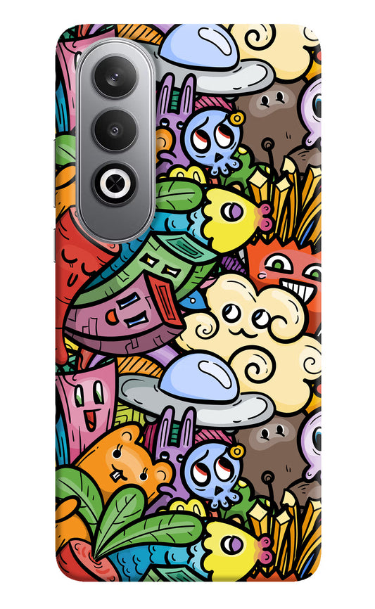 Veggie Doodle Oneplus Nord CE4 Hard Case Back Cover by Casekaro