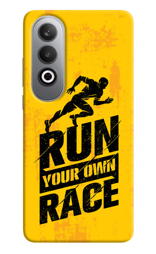 Run Your Own Race Oneplus Nord CE4 Hard Case Back Cover by Casekaro