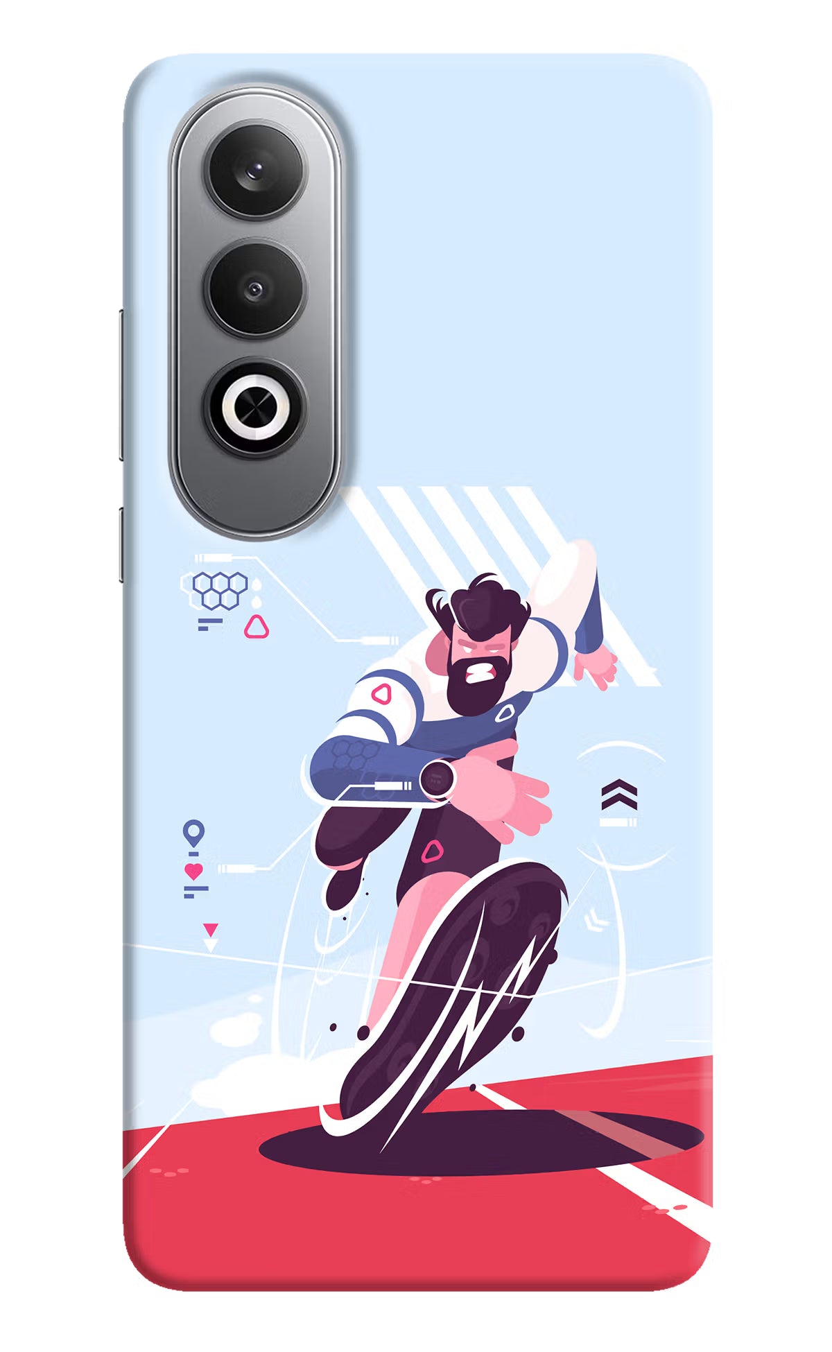 Run Pro Oneplus Nord CE4 Hard Case Back Cover by Casekaro