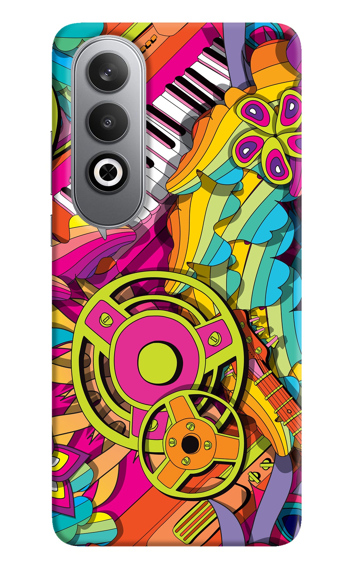 Music Doodle Oneplus Nord CE4 Back Cover