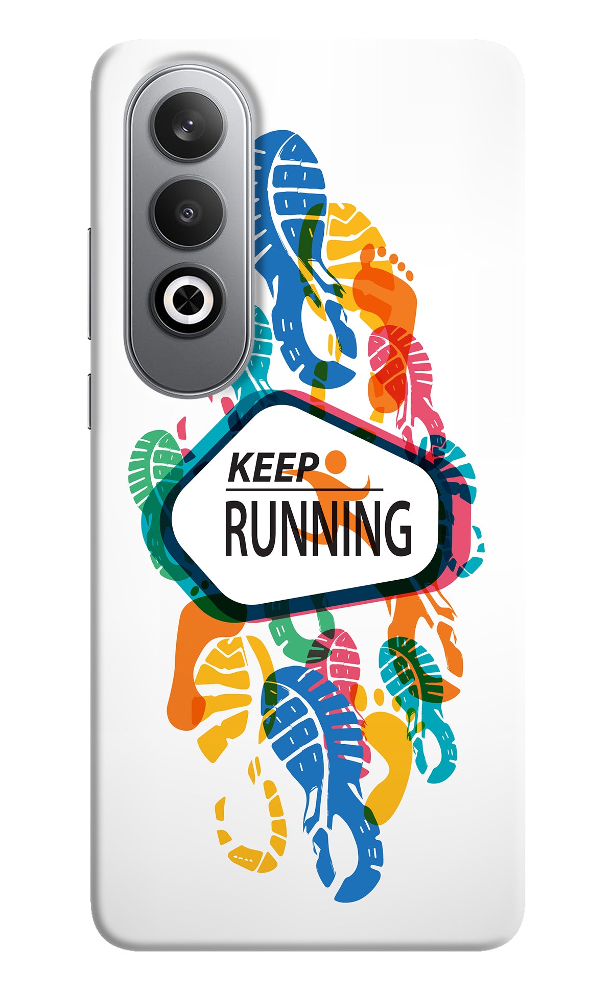 Keep Running Oneplus Nord CE4 Back Cover