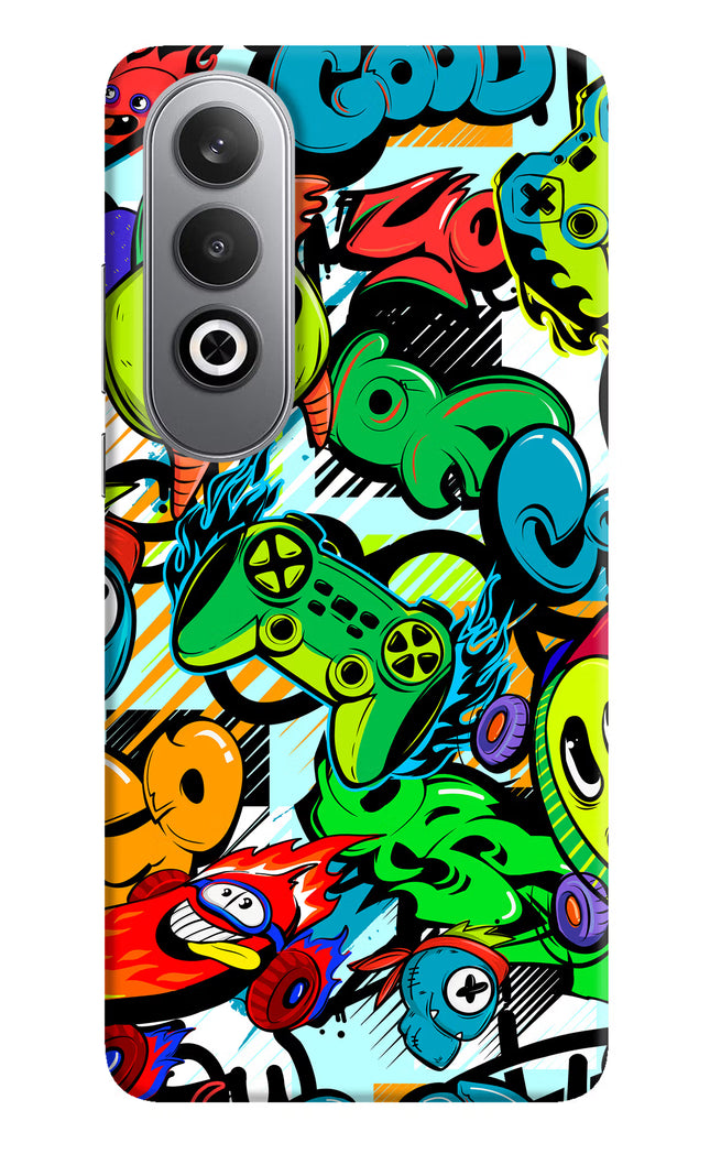 Game Doodle Oneplus Nord CE4 Hard Case Back Cover by Casekaro