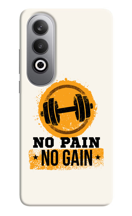 No Pain No Gain Oneplus Nord CE4 Hard Case Back Cover by Casekaro