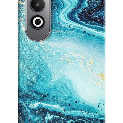 Blue Glitter Marble Oneplus Nord CE4 Hard Case Back Cover by Casekaro