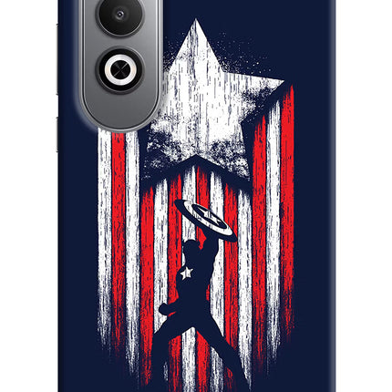 Captain America Marvel Art Oneplus Nord CE4 Hard Case Back Cover by Casekaro