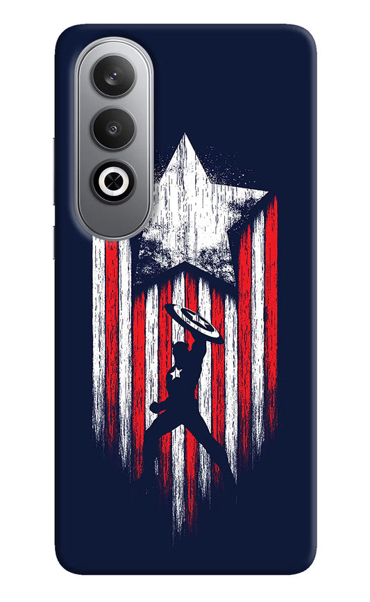 Captain America Marvel Art Oneplus Nord CE4 Hard Case Back Cover by Casekaro