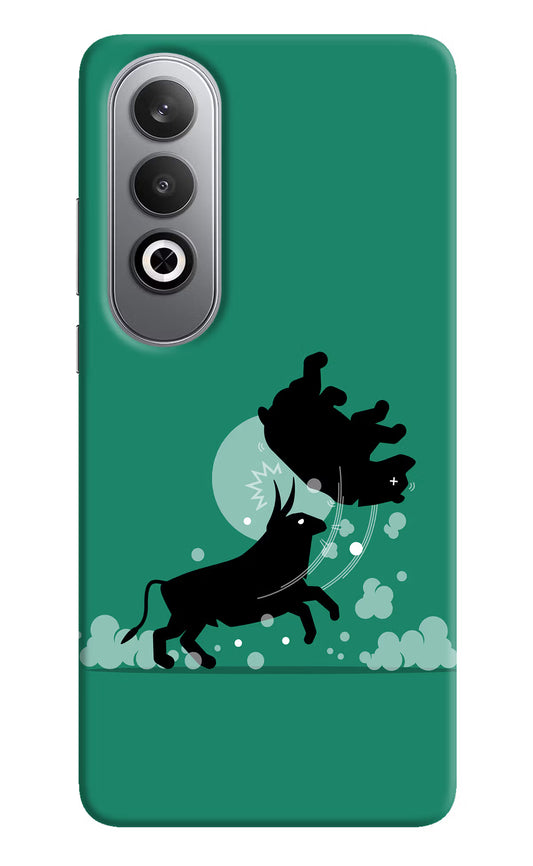 Bull Conqueror Oneplus Nord CE4 Hard Case Back Cover by Casekaro