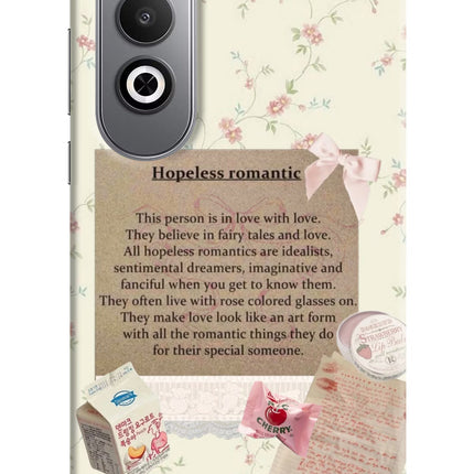 Hopeless Romantic Oneplus Nord CE4 Hard Case Back Cover by Casekaro