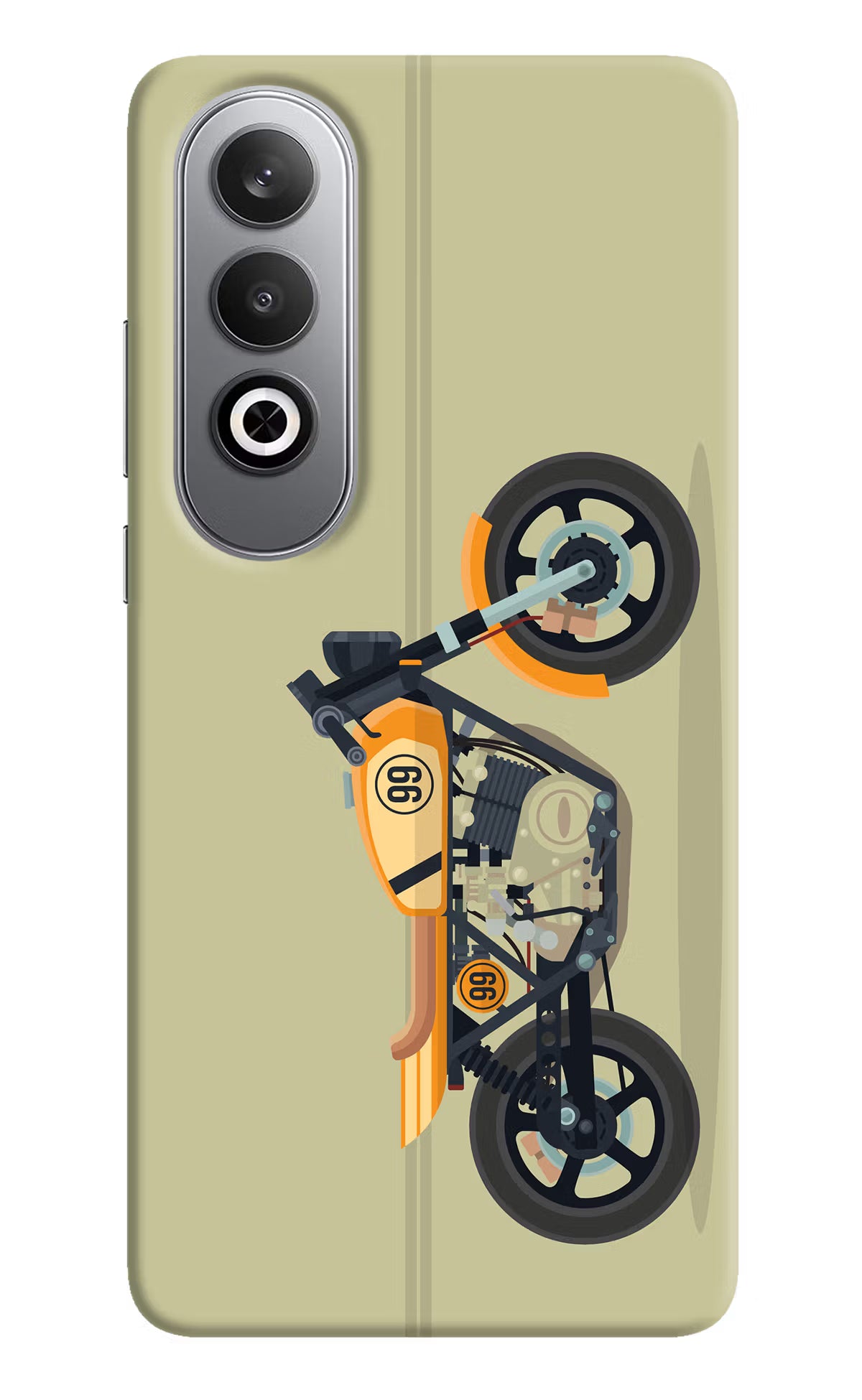 Vertical Speedster Oneplus Nord CE4 Hard Case Back Cover by Casekaro