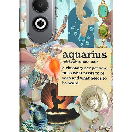 Aquarius Zodiac Oneplus Nord CE4 Hard Case Back Cover by Casekaro