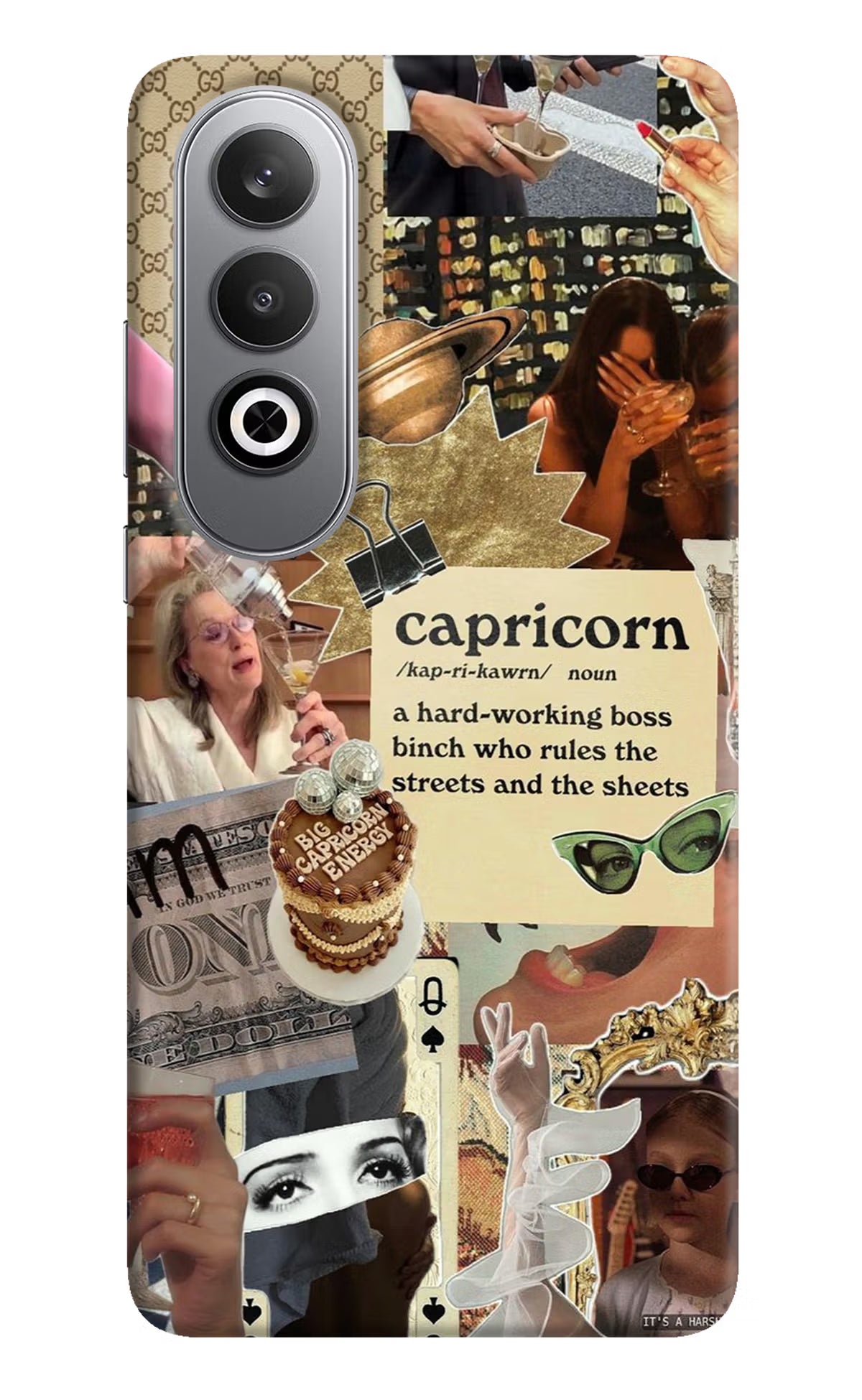Capricorn Zodiac Oneplus Nord CE4 Hard Case Back Cover by Casekaro