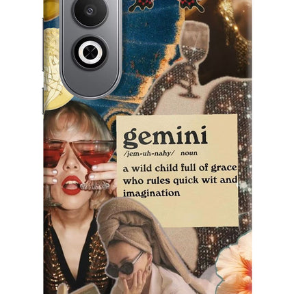 Gemini Zodiac Oneplus Nord CE4 Hard Case Back Cover by Casekaro