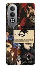 Scorpio Zodiac Oneplus Nord CE4 Hard Case Back Cover by Casekaro