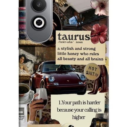 Taurus Zodiac Oneplus Nord CE4 Hard Case Back Cover by Casekaro