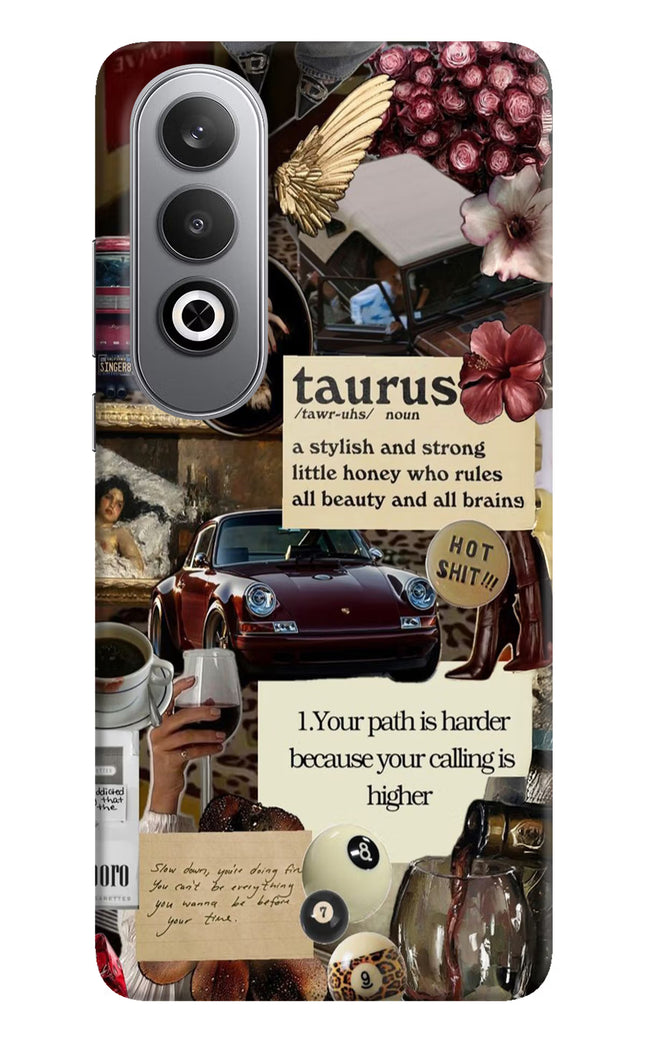 Taurus Zodiac Oneplus Nord CE4 Hard Case Back Cover by Casekaro