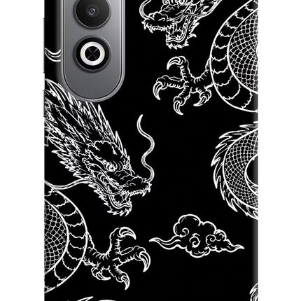 Twin Dragons Oneplus Nord CE4 Hard Case Back Cover by Casekaro