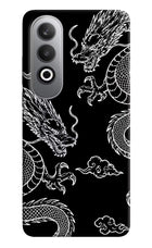 Twin Dragons Oneplus Nord CE4 Hard Case Back Cover by Casekaro