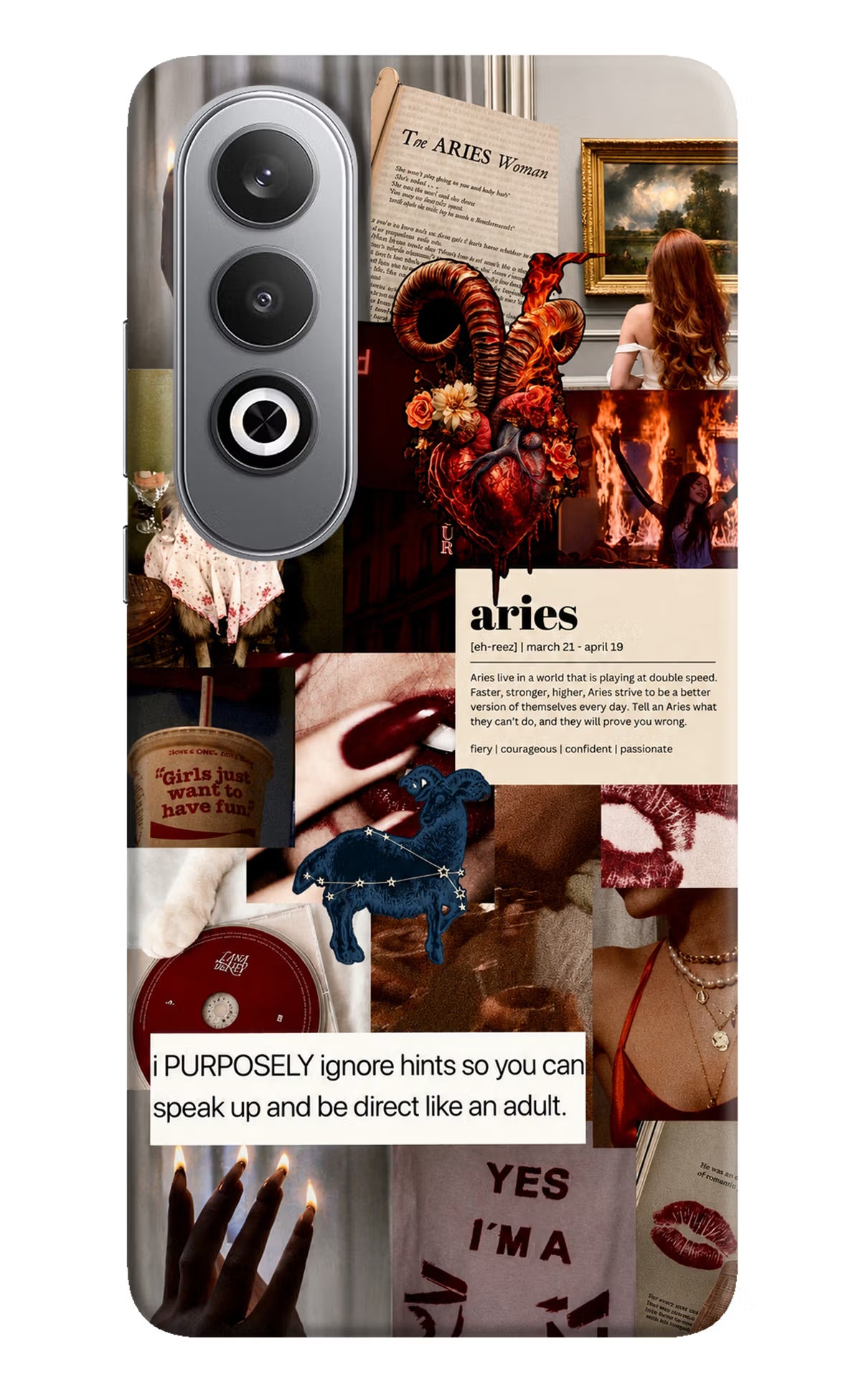 Zodiac Aries Oneplus Nord CE4 Back Cover