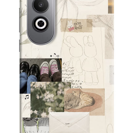 Soft Aesthetic Oneplus Nord CE4 Hard Case Back Cover by Casekaro