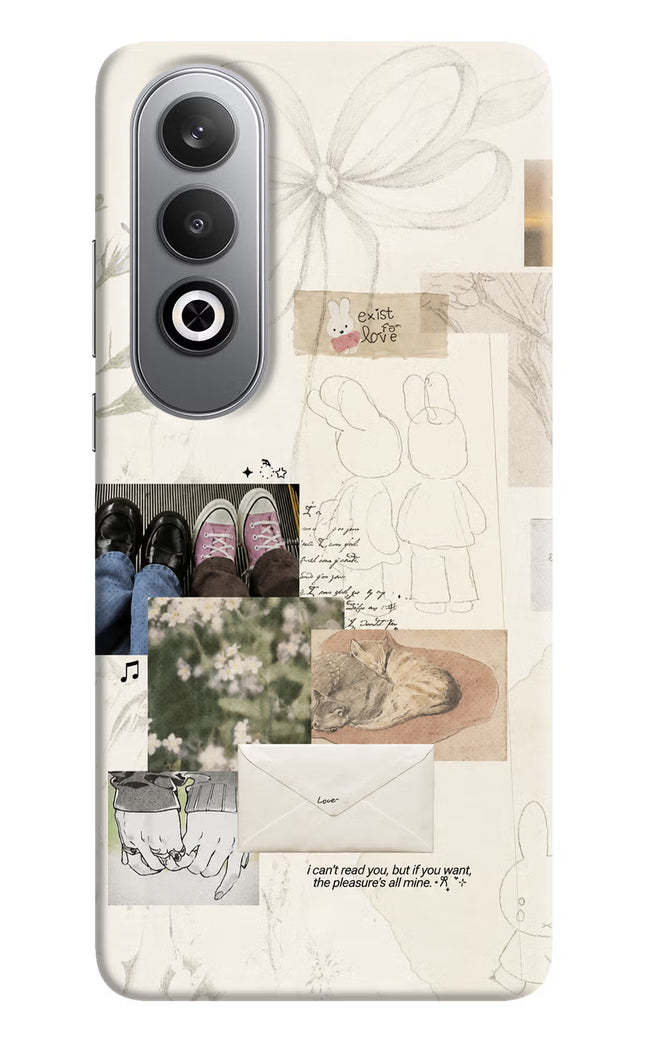 Soft Aesthetic Oneplus Nord CE4 Hard Case Back Cover by Casekaro