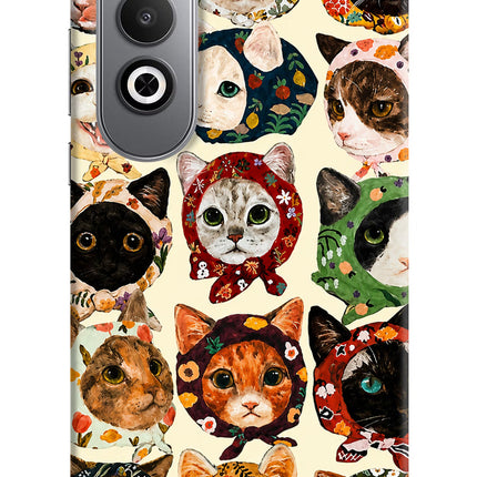 Cool Cat Oneplus Nord CE4 Hard Case Back Cover by Casekaro