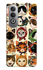 Cool Cat Oneplus Nord CE4 Hard Case Back Cover by Casekaro