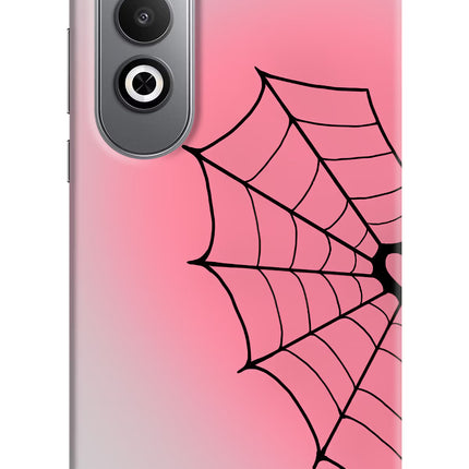 Pink Web Oneplus Nord CE4 Hard Case Back Cover by Casekaro