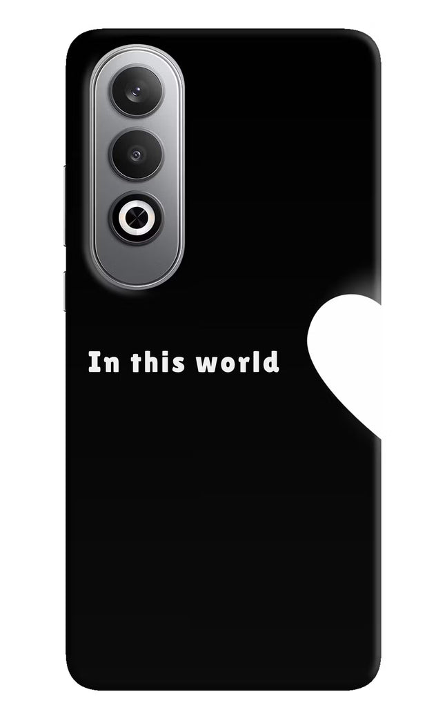 This World Oneplus Nord CE4 Hard Case Back Cover by Casekaro