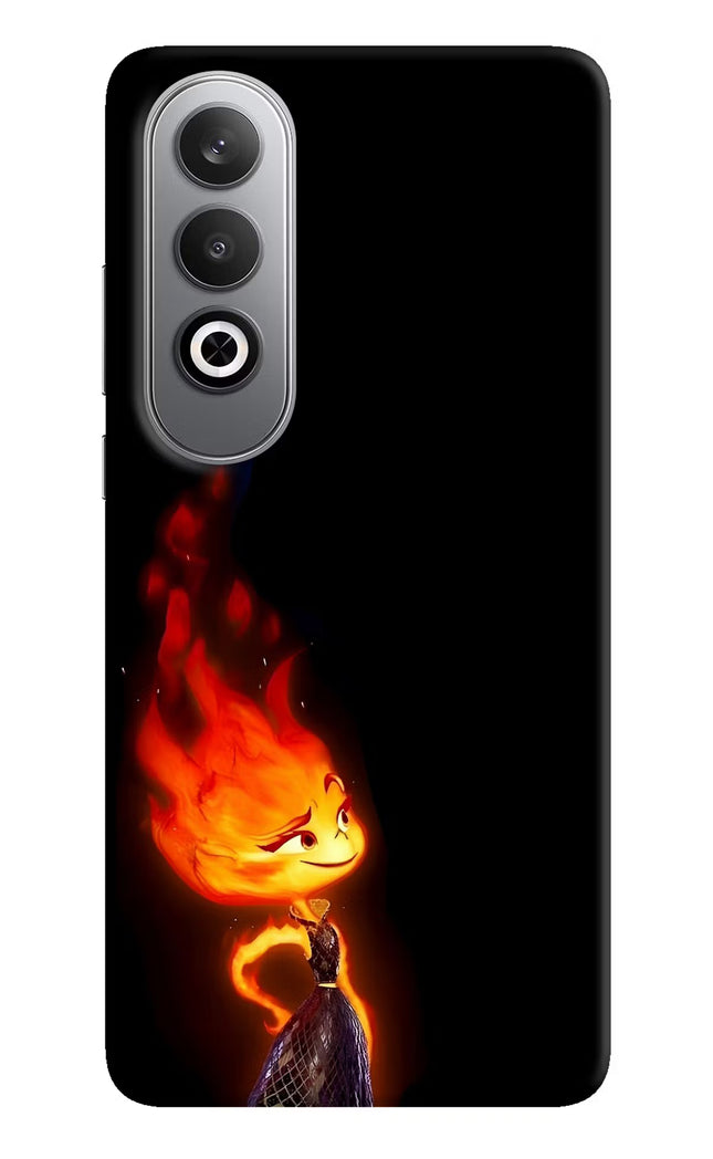 Ember Flame Oneplus Nord CE4 Hard Case Back Cover by Casekaro