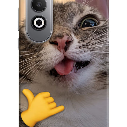 Silly Cat Call Oneplus Nord CE4 Hard Case Back Cover by Casekaro