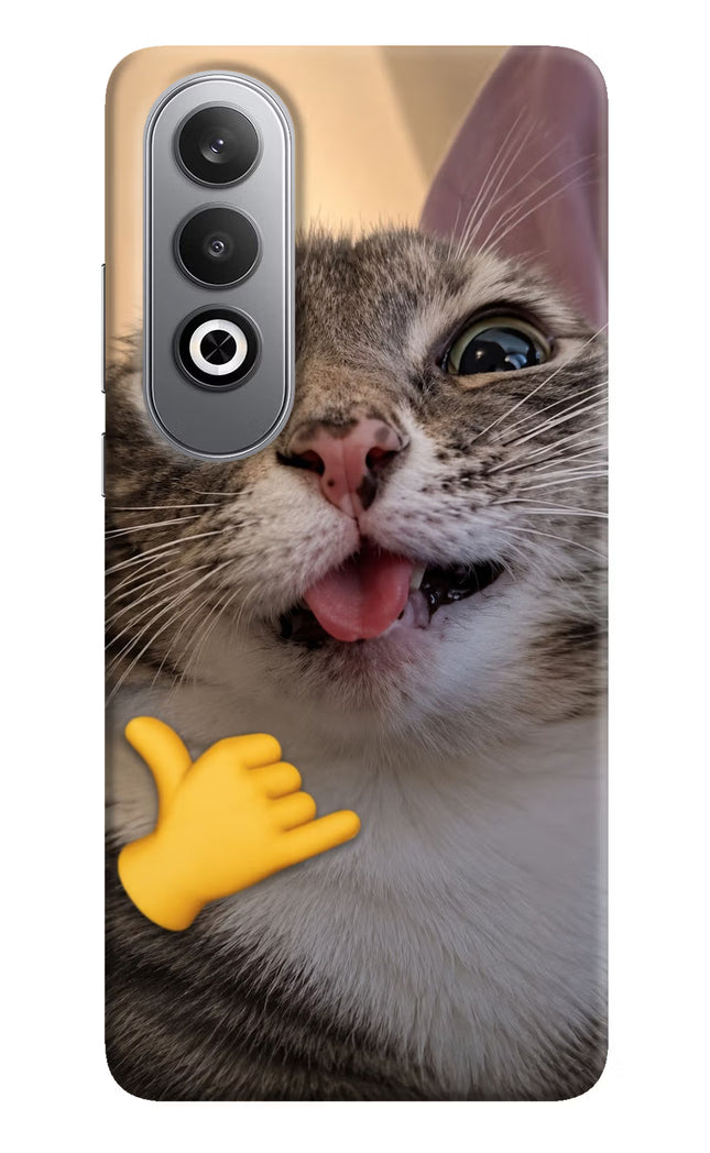 Silly Cat Call Oneplus Nord CE4 Hard Case Back Cover by Casekaro