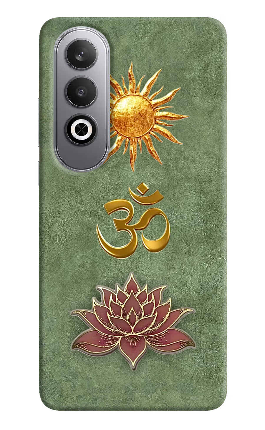Om & Lotus Oneplus Nord CE4 Back Cover, Hard case
