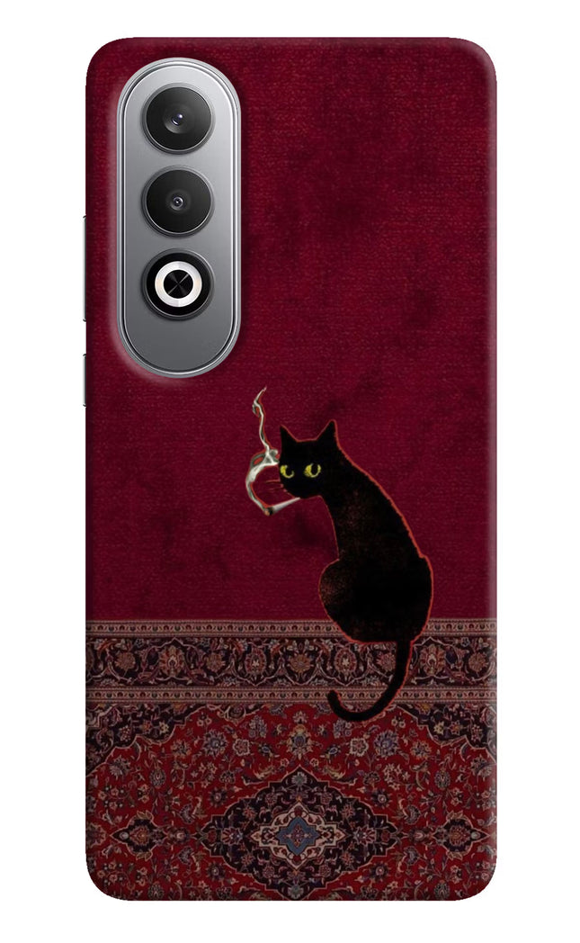 Midnight Cat Oneplus Nord CE4 Hard Case Back Cover by Casekaro