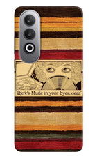 Vinyl Stripes Oneplus Nord CE4 Hard Case Back Cover by Casekaro