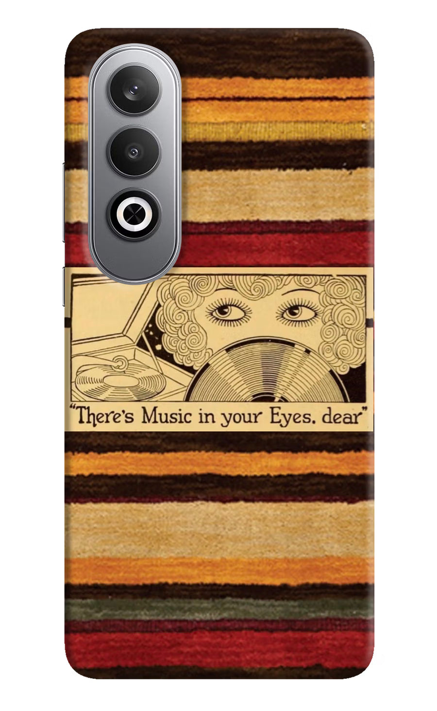 Vinyl Stripes Oneplus Nord CE4 Back Cover, Hard case