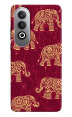 Maroon Elephant Oneplus Nord CE4 Hard Case Back Cover by Casekaro