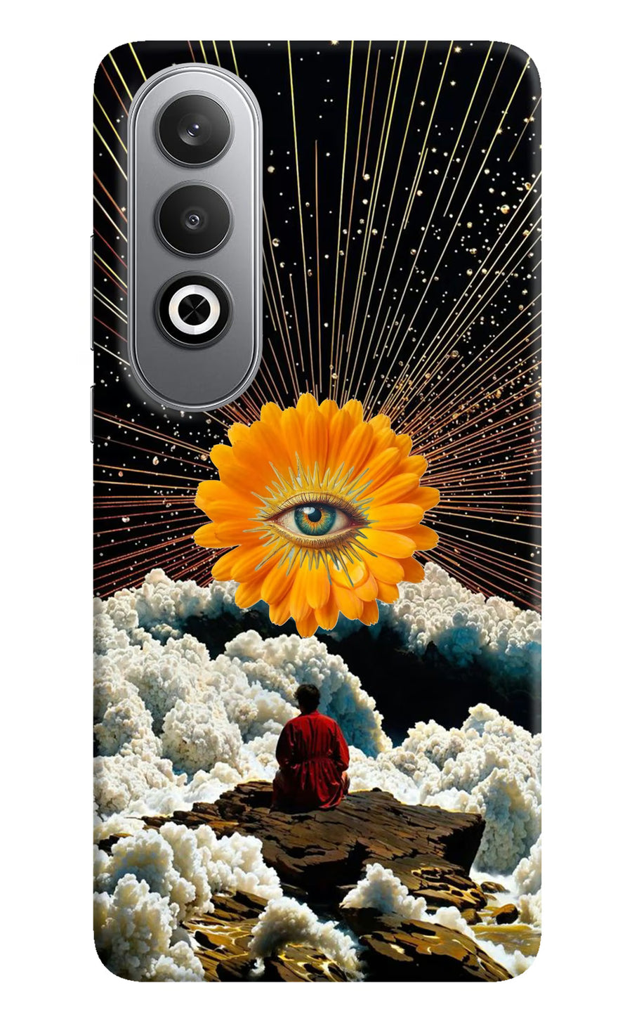 Cosmic Flower Oneplus Nord CE4 Back Cover, Hard case