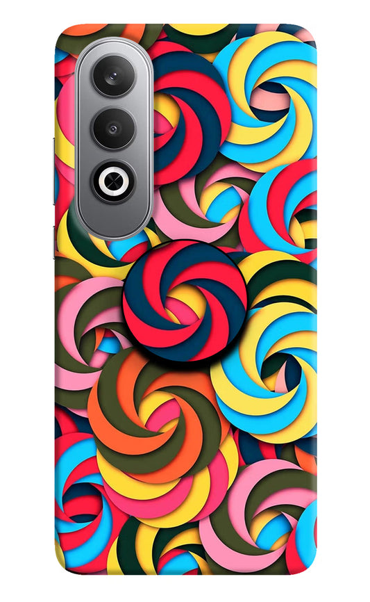 Spiral Pattern Oneplus Nord CE4 Pop Case by Casekaro