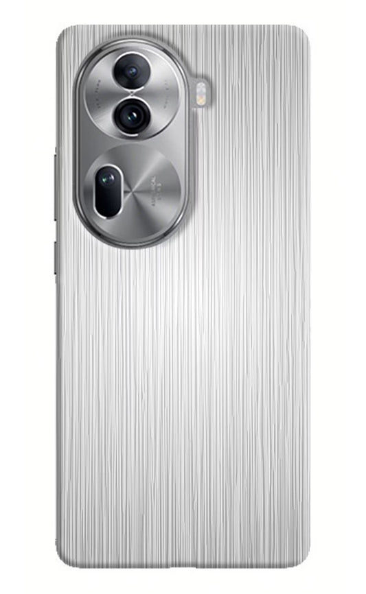 Wooden Grey Texture Oppo Reno11 Pro 5G Hard Case Back Cover by Casekaro