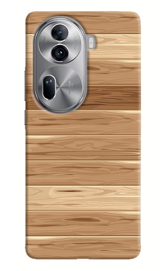 Wooden Vector Oppo Reno11 Pro 5G Hard Case Back Cover by Casekaro