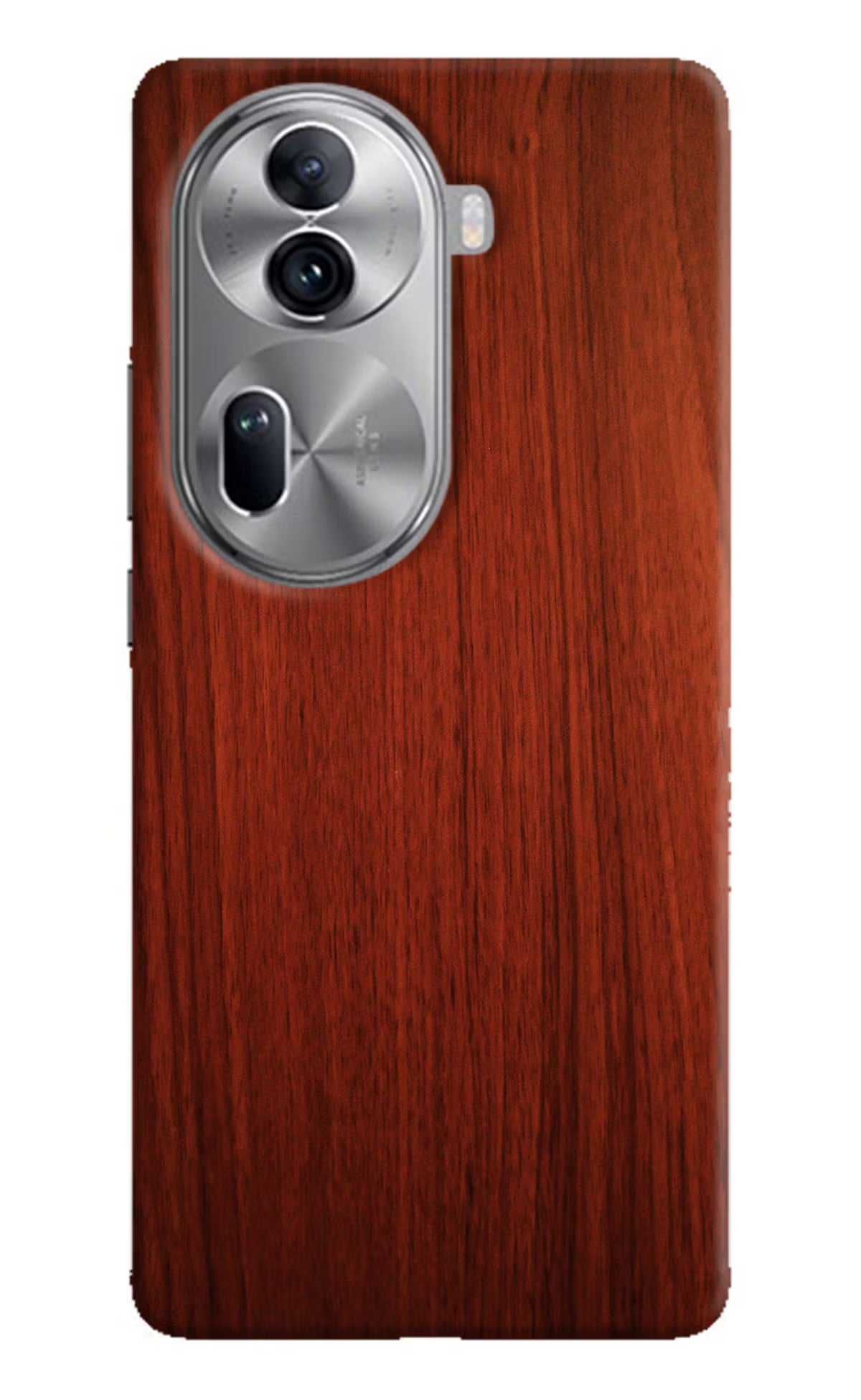 Wooden Plain Pattern Oppo Reno11 Pro 5G Hard Case Back Cover by Casekaro