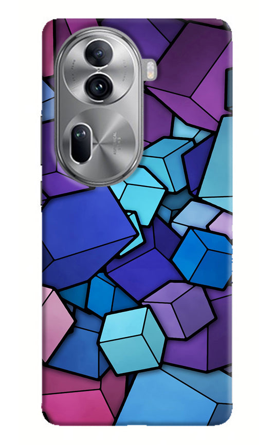 Cubic Abstract Oppo Reno11 Pro 5G Back Cover