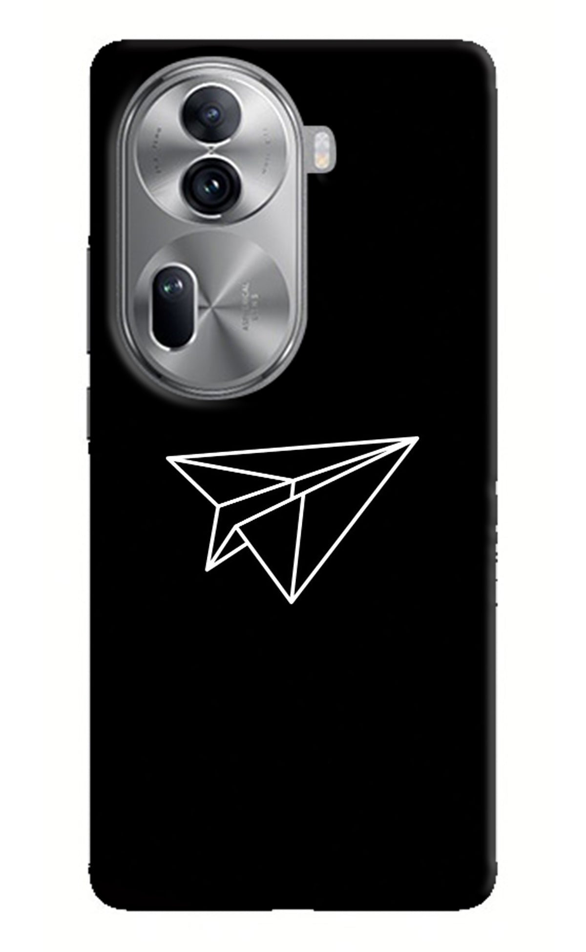 Paper Plane White Oppo Reno11 Pro 5G Back Cover